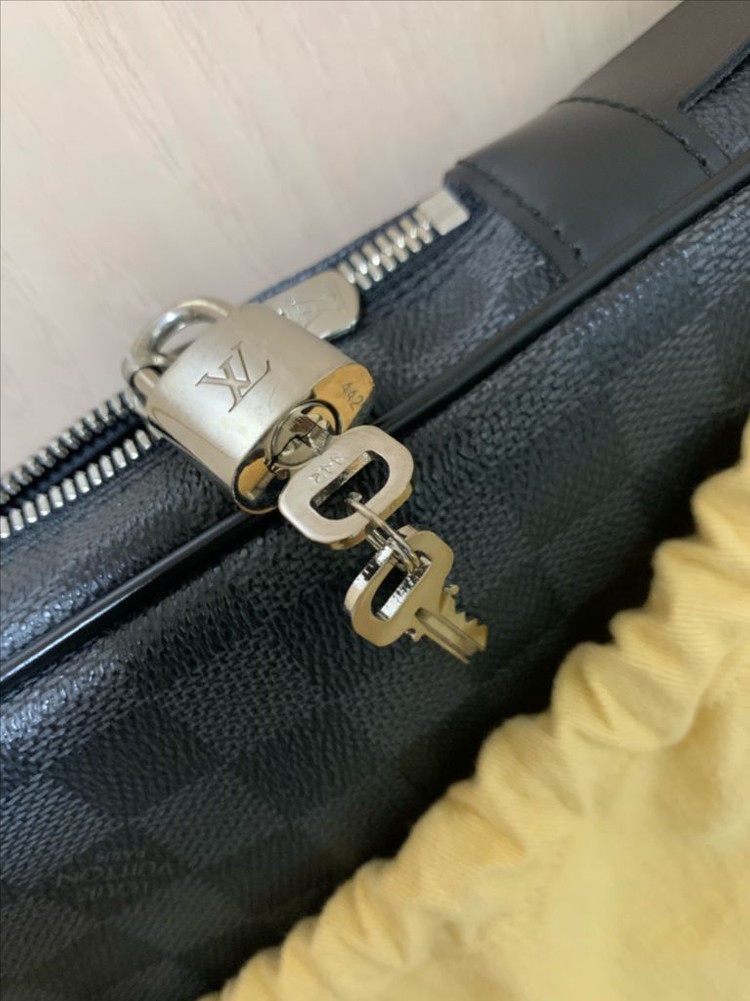 루이비통 남성 다미에 그라파이트 브리프케이스 서류가방--7