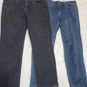 중고/잠뱅이 얇은기모 청바지 28사이즈 2벌 일괄