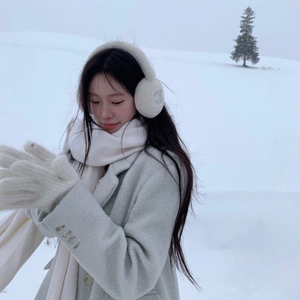 leeds wool muffler 아이보리