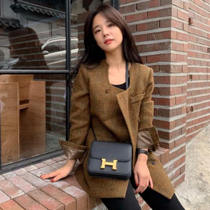 프레쉬라벨 해리스트위드 울 자켓