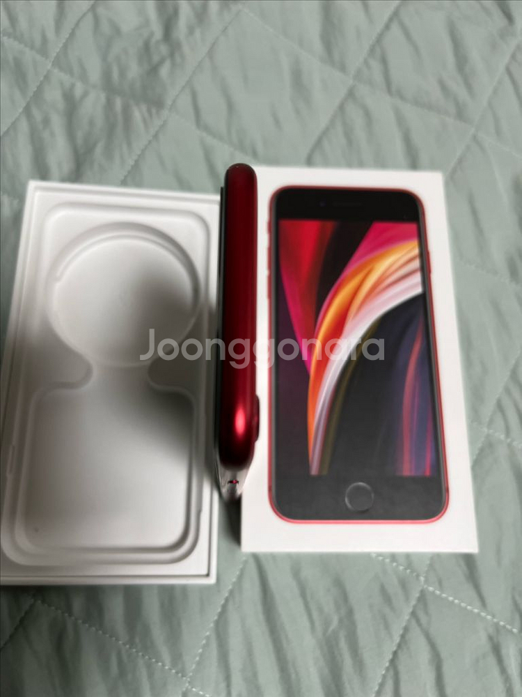 아이폰 SE2 레드 128기가--4