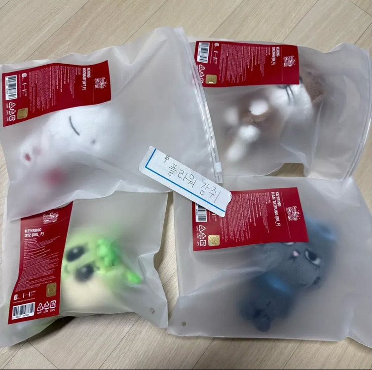 현물) 미개봉 쁘넥도 플러쉬 키링 312 삼한이 운아기 양도 이미지