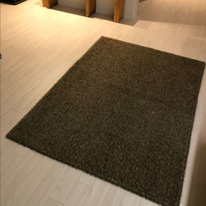 깨끗한 다크브라운 러그 170x120
