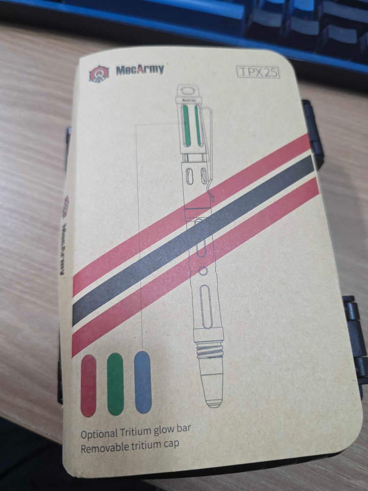 MecArmy TPX25 Black DLC(풀 티타늄 택티컬 펜) 이미지