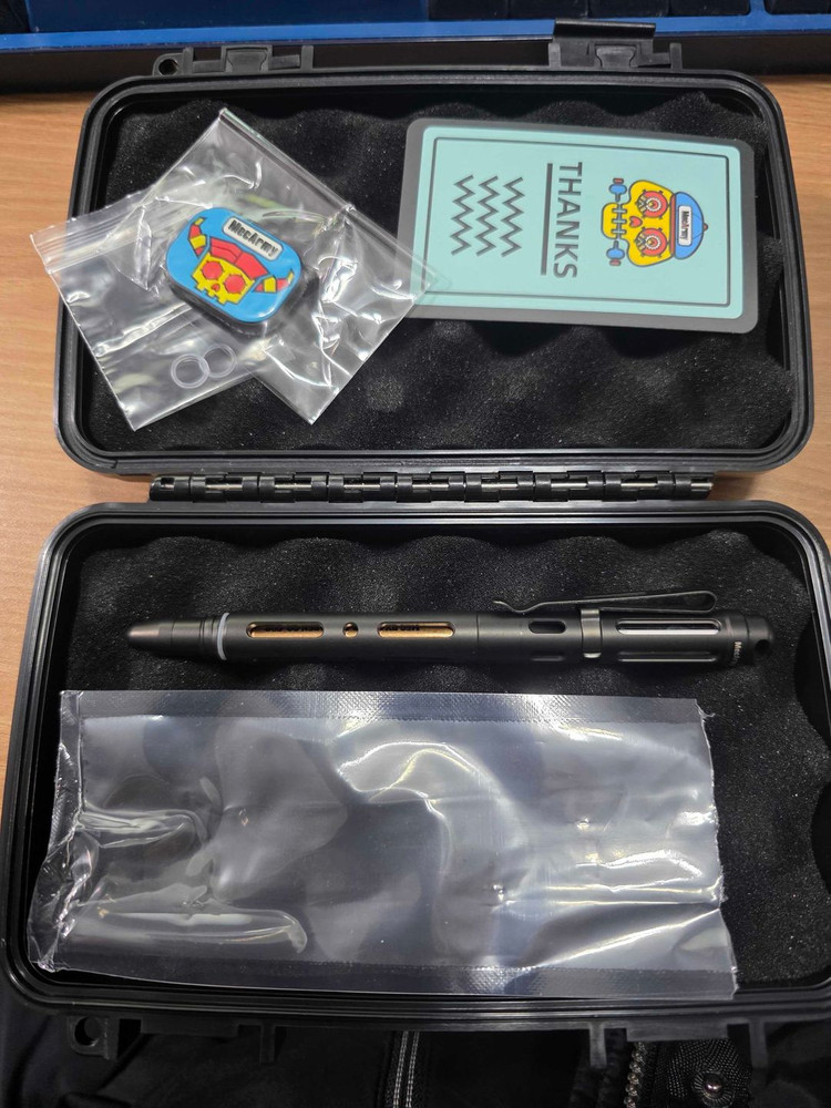 MecArmy TPX25 Black DLC(풀 티타늄 택티컬 펜) 이미지