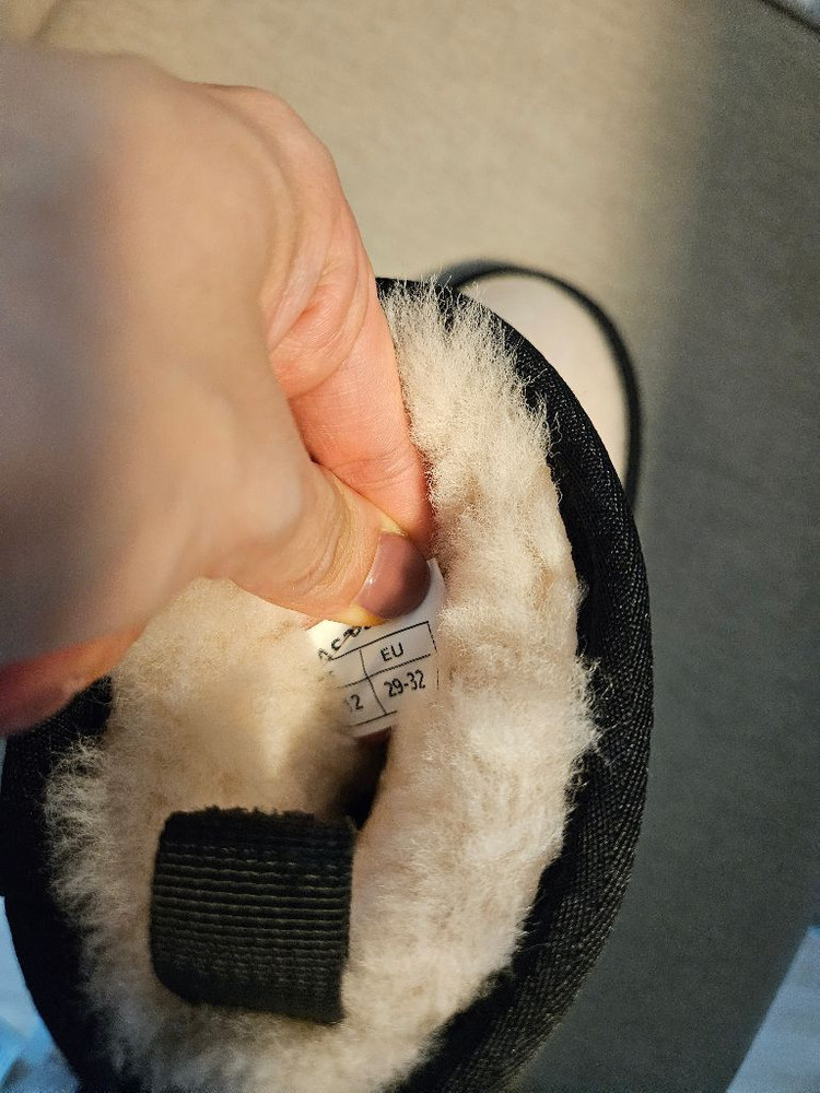 키즈 어그 클리어 양털부츠--1