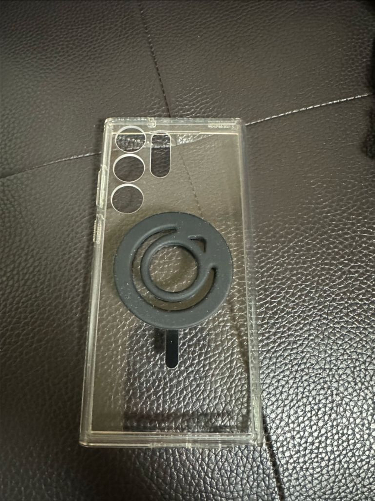 갤럭시 S23 울트라 투명 슈피겐 맥세이프 케이스 & 그립톡--0