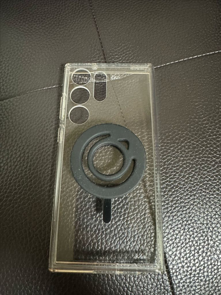 갤럭시 S23 울트라 투명 슈피겐 맥세이프 케이스 & 그립톡--1