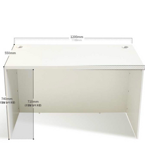 필웰 인포 안내데스크 책상 + 인서트서랍장 + 메모보드겸 파티션