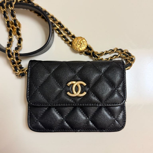 헨바비 샤넬 체인 달린 미니백