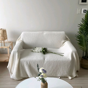 모달 와플 홑이불 퀸/킹겸용 2인용소파도 덮을 수 있는 사이즈 (오염없음 비흡연자)