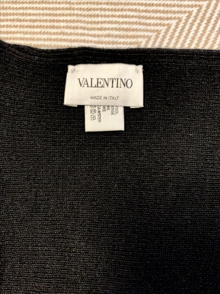 발렌티노 캐시미어 울 머플러 스카프--1