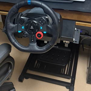 로지텍 G29 레이싱휠 세트 쉬프터 거치대 포함 이미지