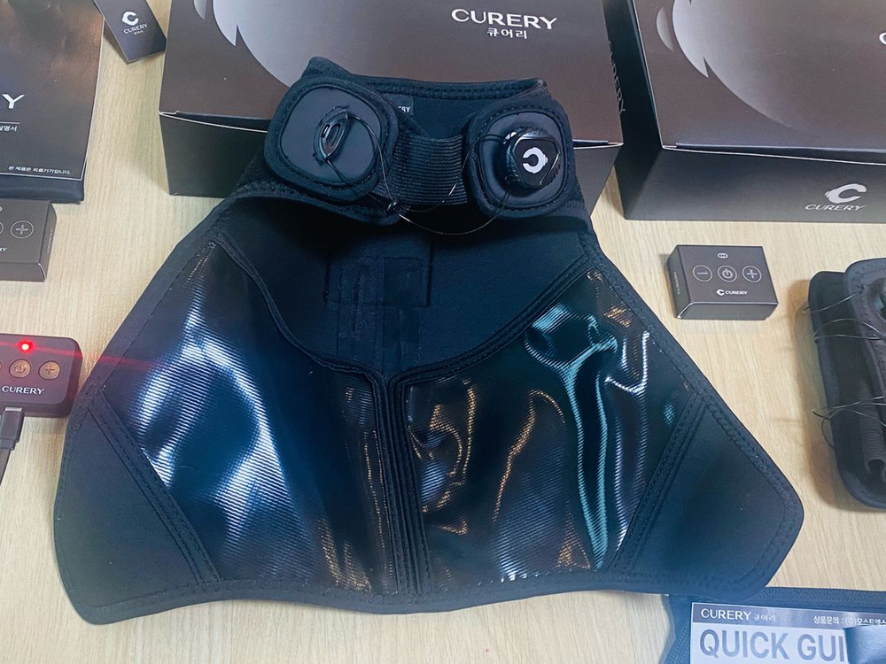 (미사용 새상품)큐어리 저주파 마사지기 팝니다--5