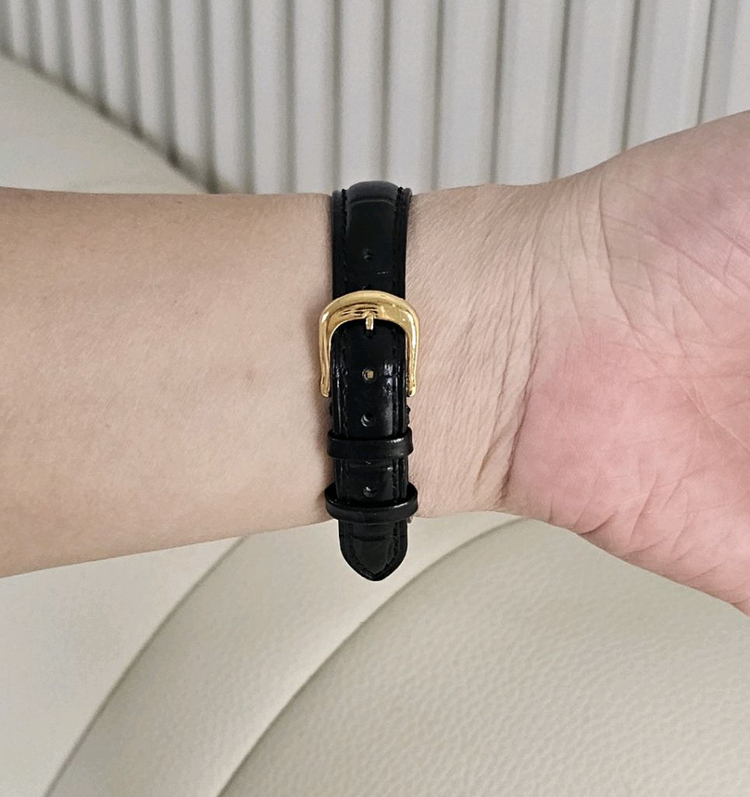 세이코 Seiko 여성용 금장 쿼츠 시계 팔찌 여성 여자--2