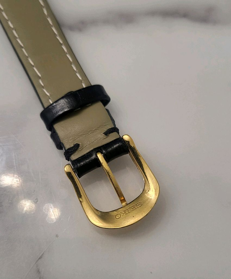 세이코 Seiko 여성용 금장 쿼츠 시계 팔찌 여성 여자--8