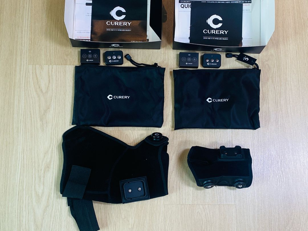 (미사용 새상품)큐어리 저주파 마사지기 팝니다--3