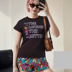 줌바 검정 반팔티(m)