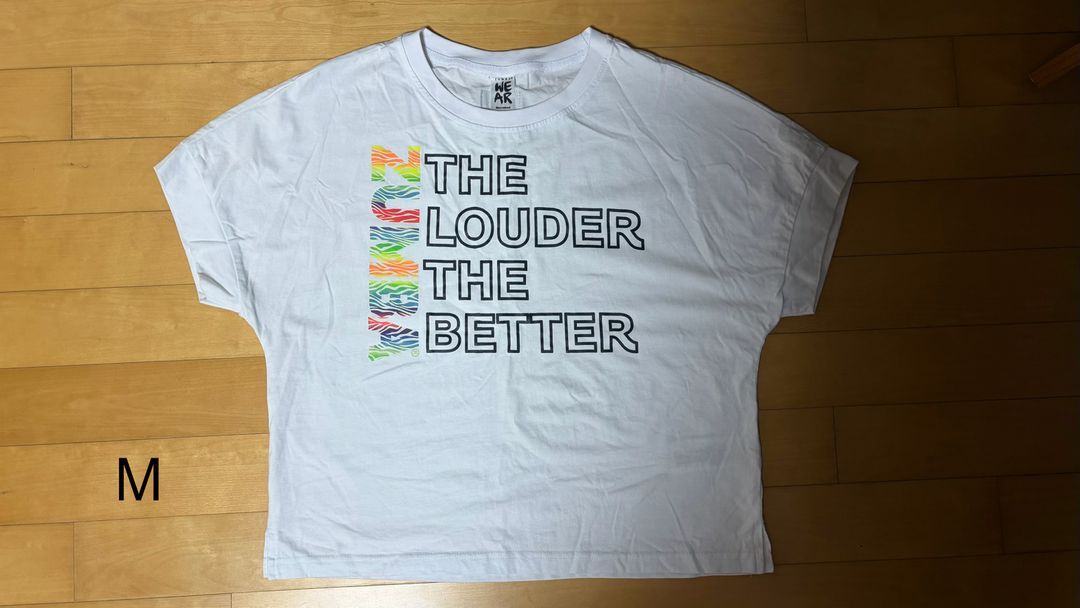 줌바 하얀 반팔티(m)--1