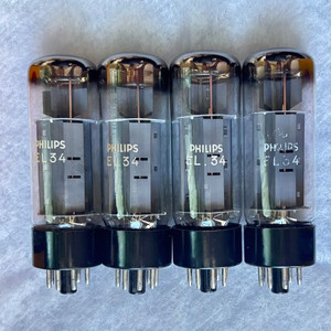 Mullard/Philips 멀라드 EL34/6CA7. NOS NIB 메치콰드 판매