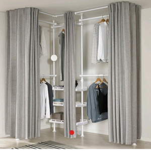 왕자행거 노블리안 코너형 드레스룸 4P