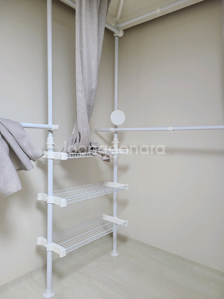 왕자행거 노블리안 코너형 드레스룸 4P--2