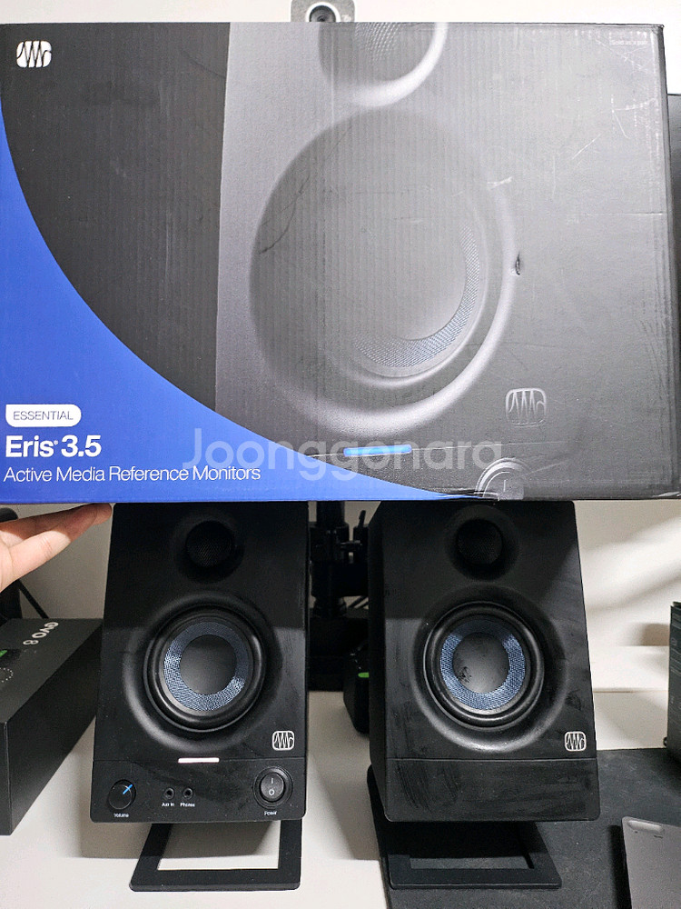 프리소너스 eris 3.5 스피커 정품 구성품 모두 포함--1