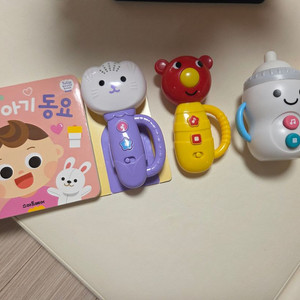 튤립 사운드북 블루래빗 젖병모양 사운드북 뽀로로펜 등 일괄 이미지