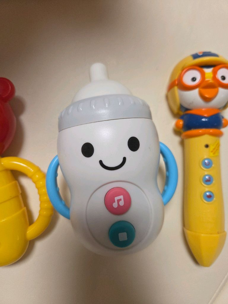 튤립 사운드북 블루래빗 젖병모양 사운드북 뽀로로펜 등 일괄 이미지