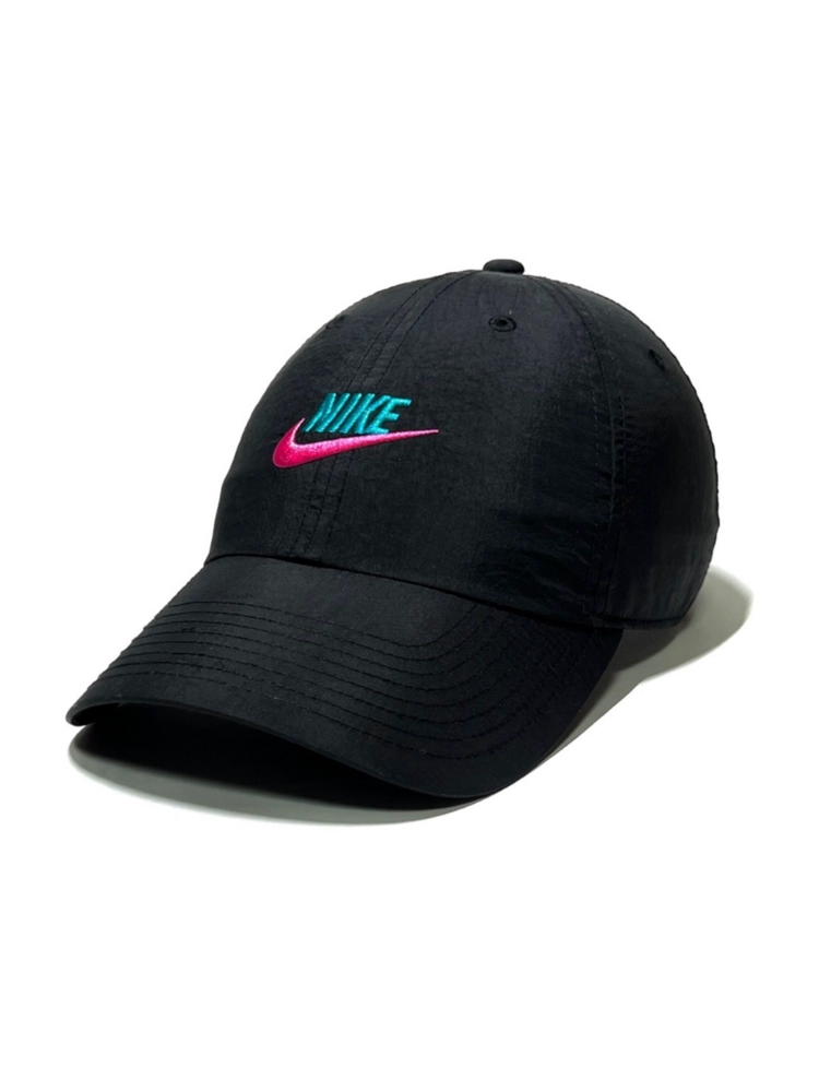 NIKE 나이키 초레어 헤리티지86 나일론 플라밍고 핑크/청록 볼캡 모자 남녀공용 퓨추라 운동 헬스 빈티지 코리아 이미지