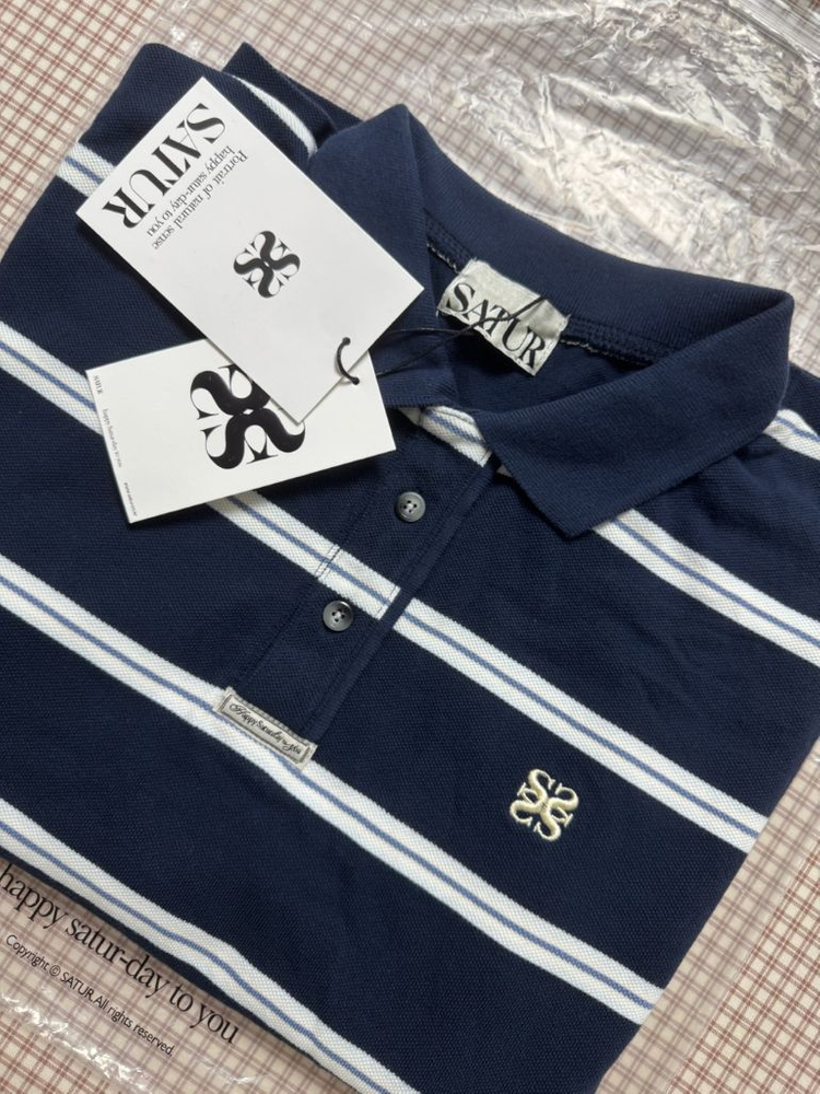 [새상품/오늘만 할인/무배]세터 스트라이프 피케 폴로--3