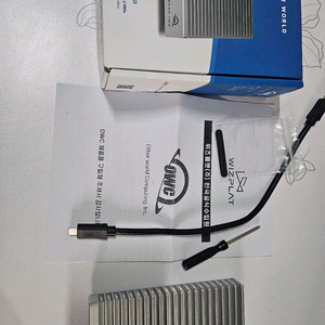 1M2 선더볼트 인클로저 외장하드 + 대원P3 PLUS 4T(4tb)보증남음