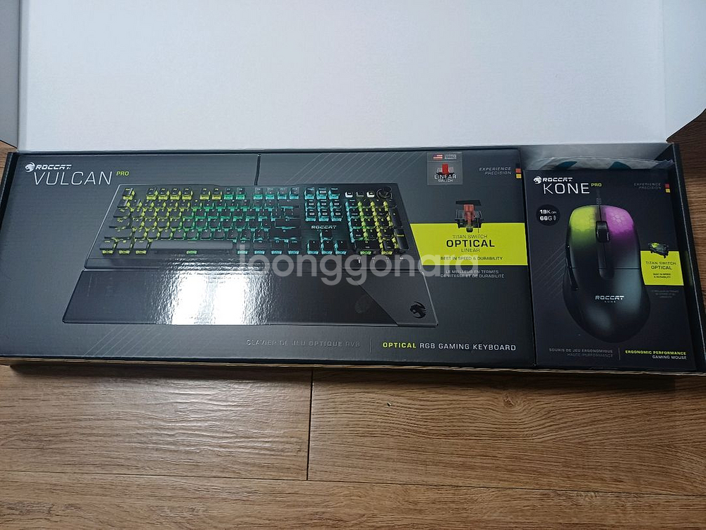 VULCAN PRO + KONE PRO 게이밍 키보드마우스 세트--0