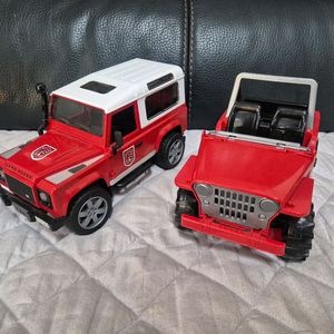 브루더] 랜드로버 소방차, 지프 세트