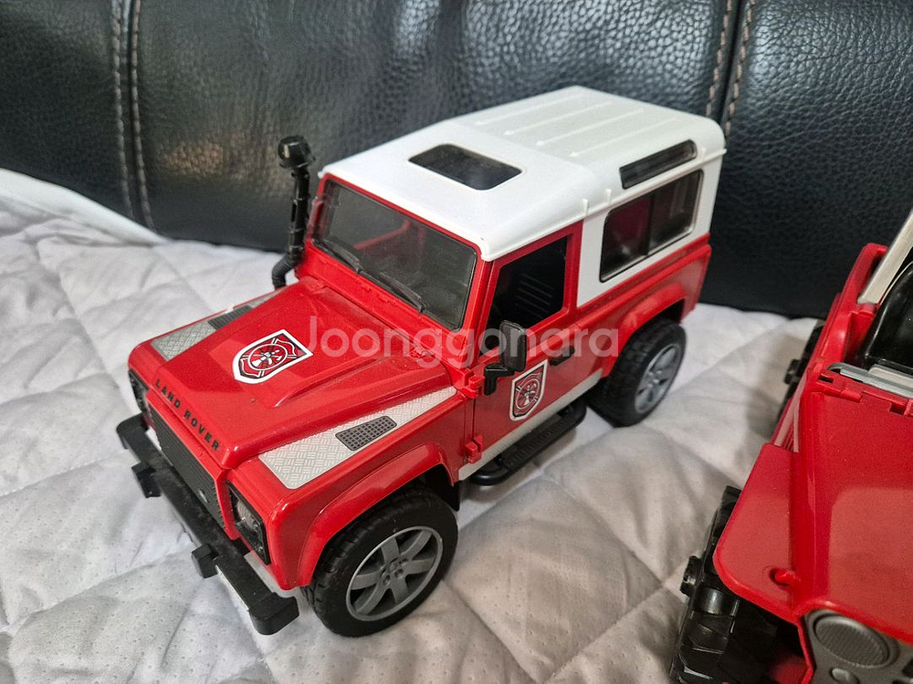 브루더] 랜드로버 소방차, 지프 세트--1