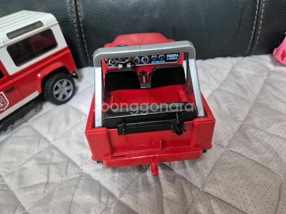 브루더] 랜드로버 소방차, 지프 세트--4