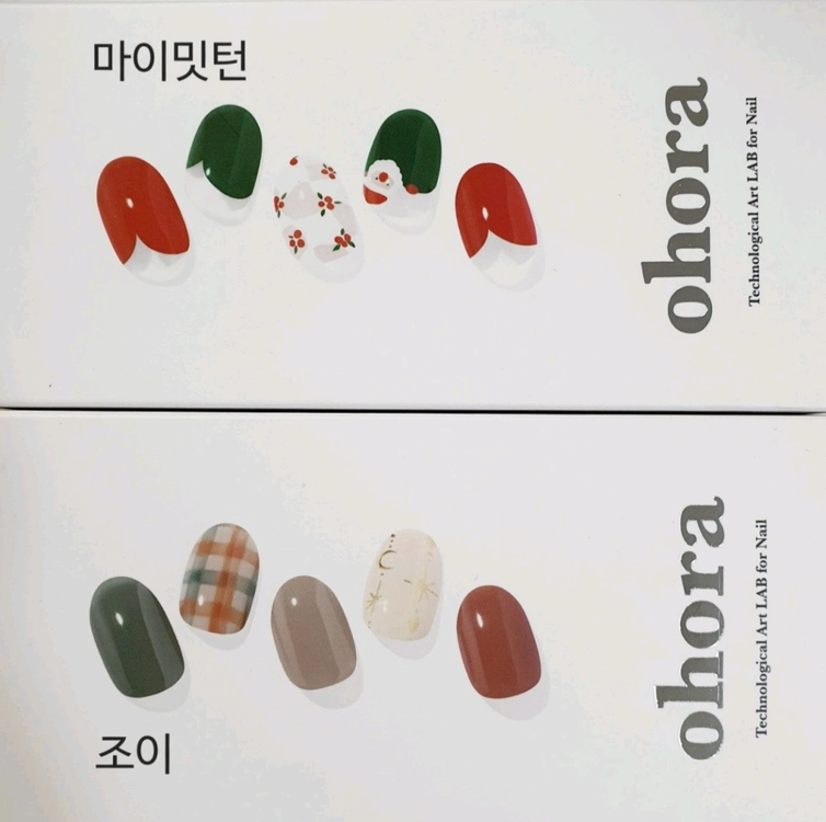 오호라 크리스마스 젤네일 산타 루돌프 파츠 새상품 이미지
