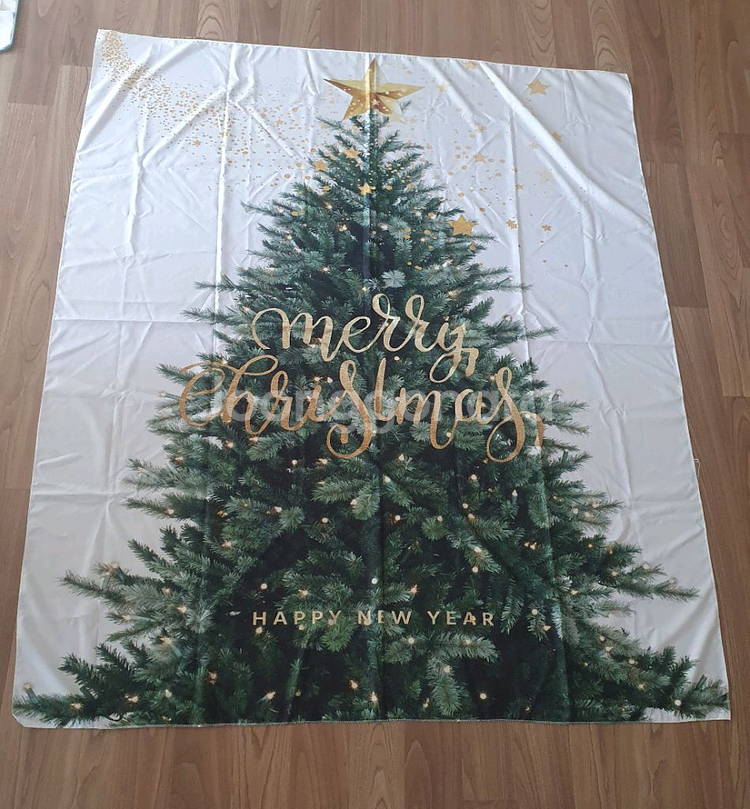 (가격내림)크리스마스 트리 가렌드 현수막 사이즈147*50cm대형--1