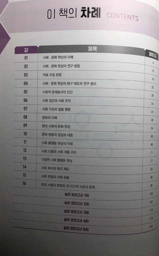 Ebs 26 수능완성 사회 문화 새상품 이미지