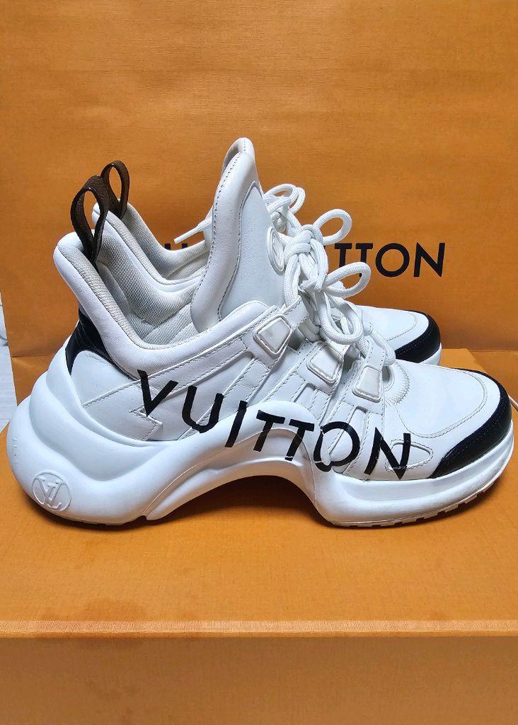 정품 여성 루이비통 레터링 아치라이트 37사이즈 이미지