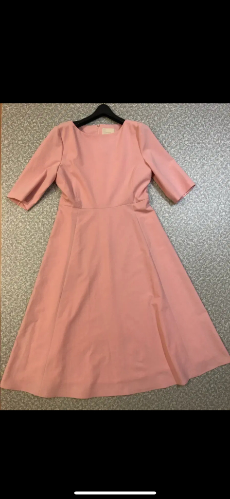 라밤바룸 블러셔 핑크 드레스 원피스 L 만삭 사진 플레어 A라인 웨딩촬영--1