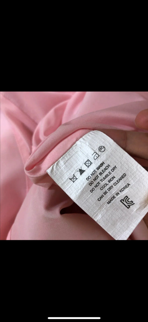 라밤바룸 블러셔 핑크 드레스 원피스 L 만삭 사진 플레어 A라인 웨딩촬영--6