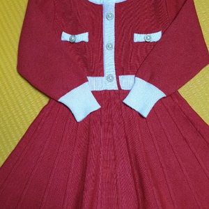 여아 니트 원피스 (레드/핑크) 3~5세