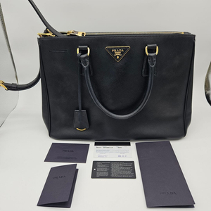 프라다 정품 갤러리아 사피아노 2웨이 토트백 중고 이미지