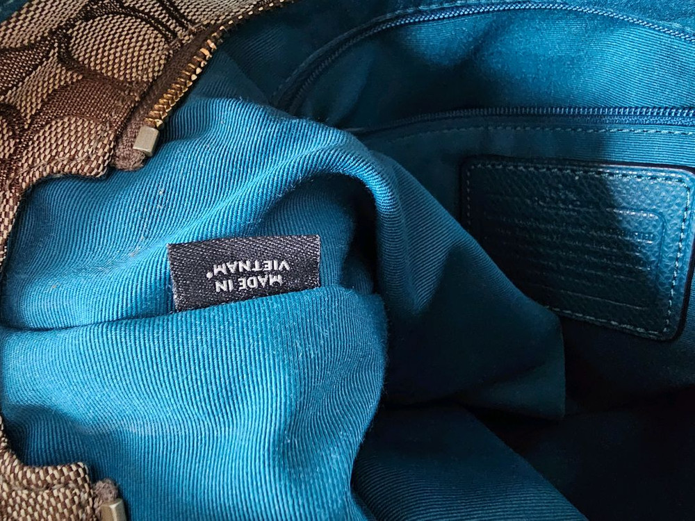 코치 시그니처 토트백--9