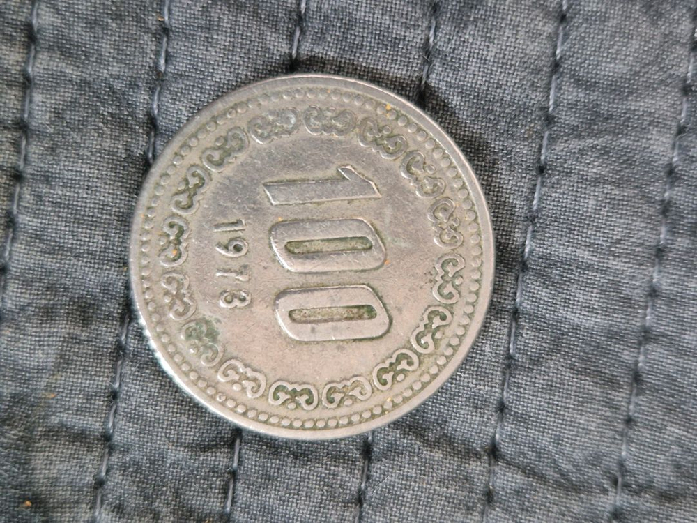 1973년 100원 은화 이미지