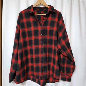 육육걸즈 체크 셔츠남방 (88가능)