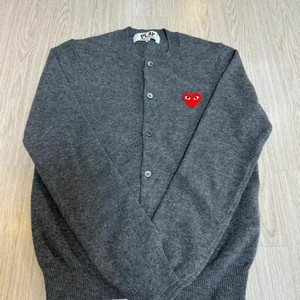 꼼데가르송 여성 가디건 차콜 s사이즈