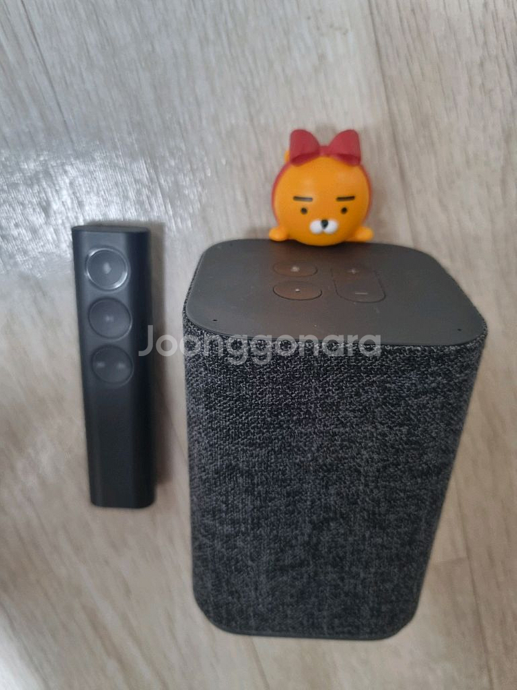 헤이 카카오 미니 AI 스피커+리본라이언 피규어+리모콘--0