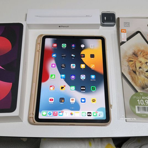 에어 5세대 64GB 셀룰러 + 애플펜슬 2세대 + 펜촉 + 종이필름